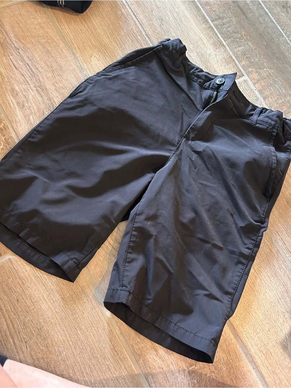 Youth Black Athletic Shorts